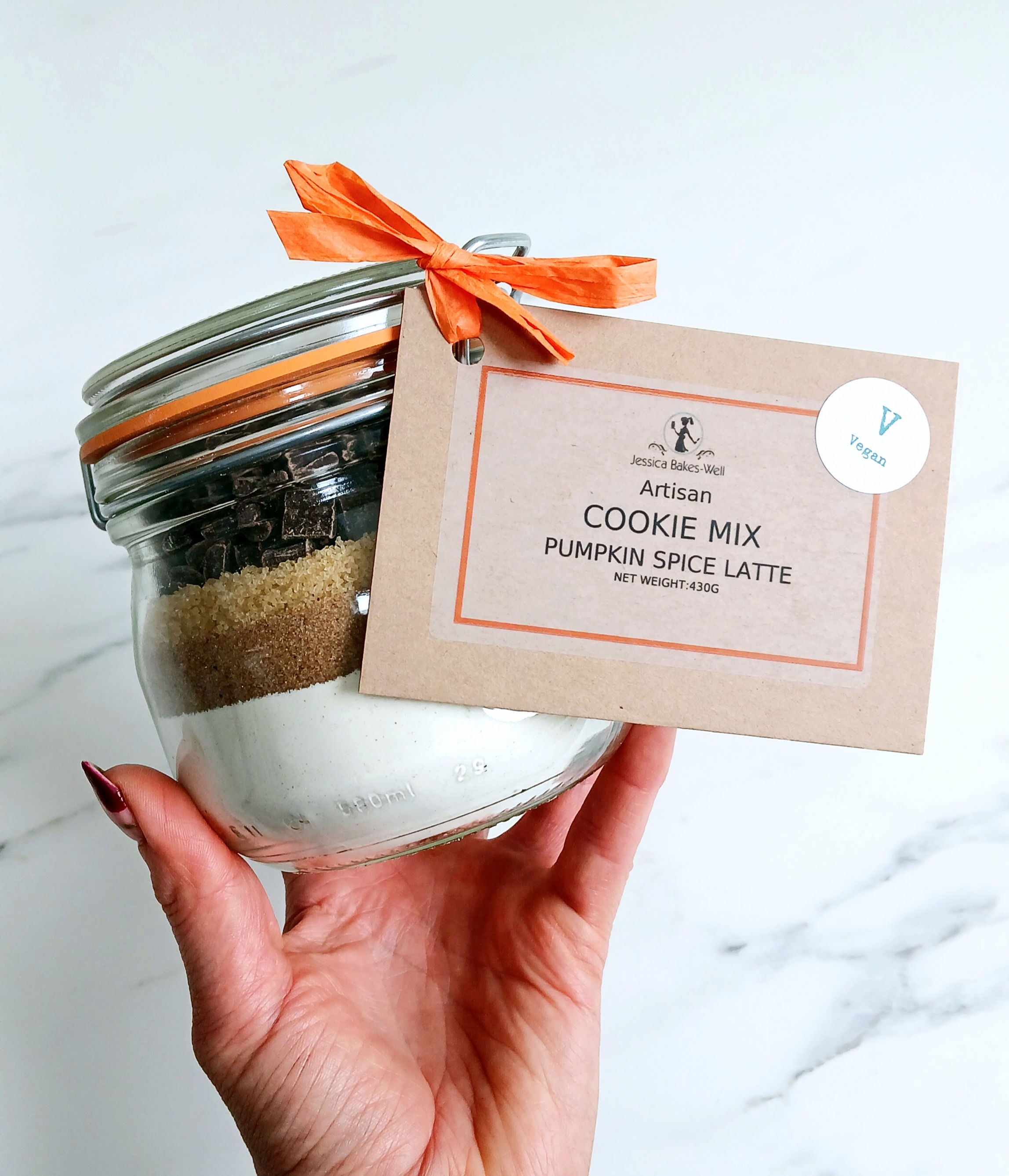 Vegan Pumpkin Spice Latte Cookie Mix