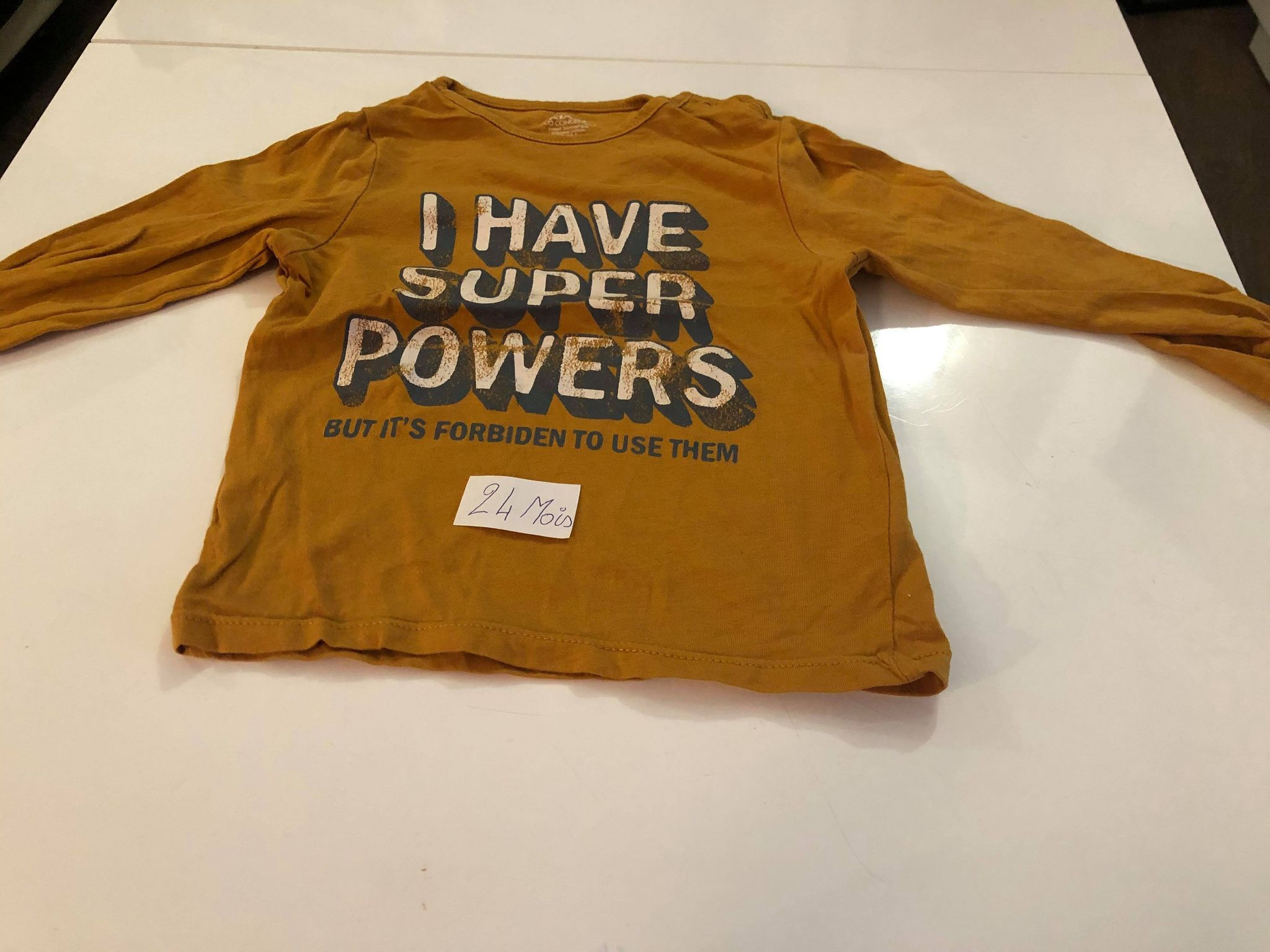 the shirt manche longues  24 mois ref th1