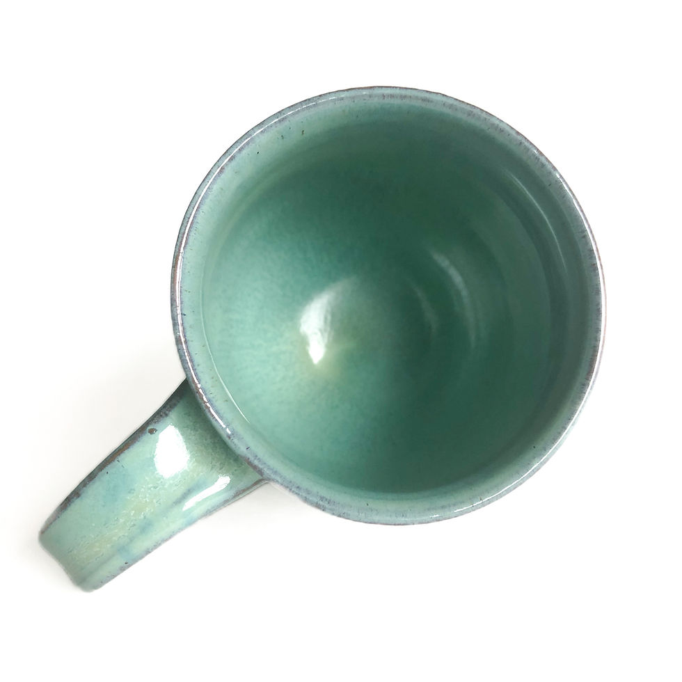 Miniature : Tasse à anse feuilles