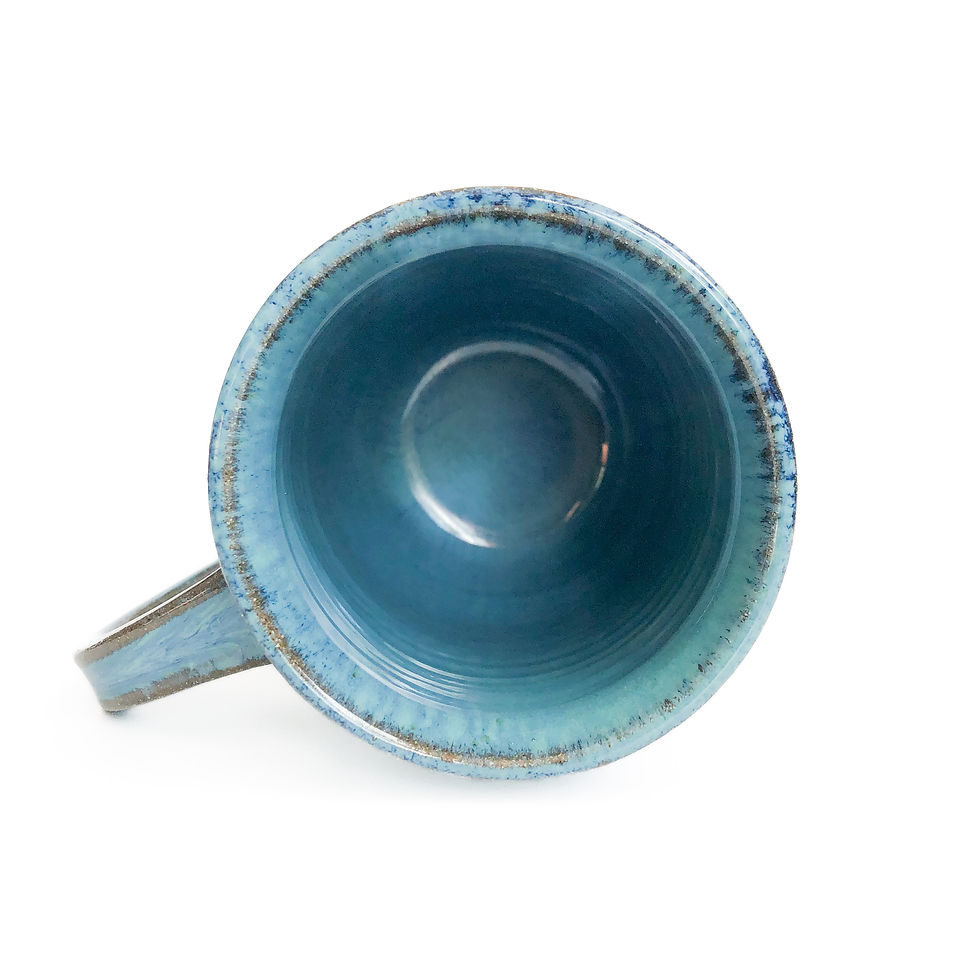 Miniature : Grande tasse bleu cascade