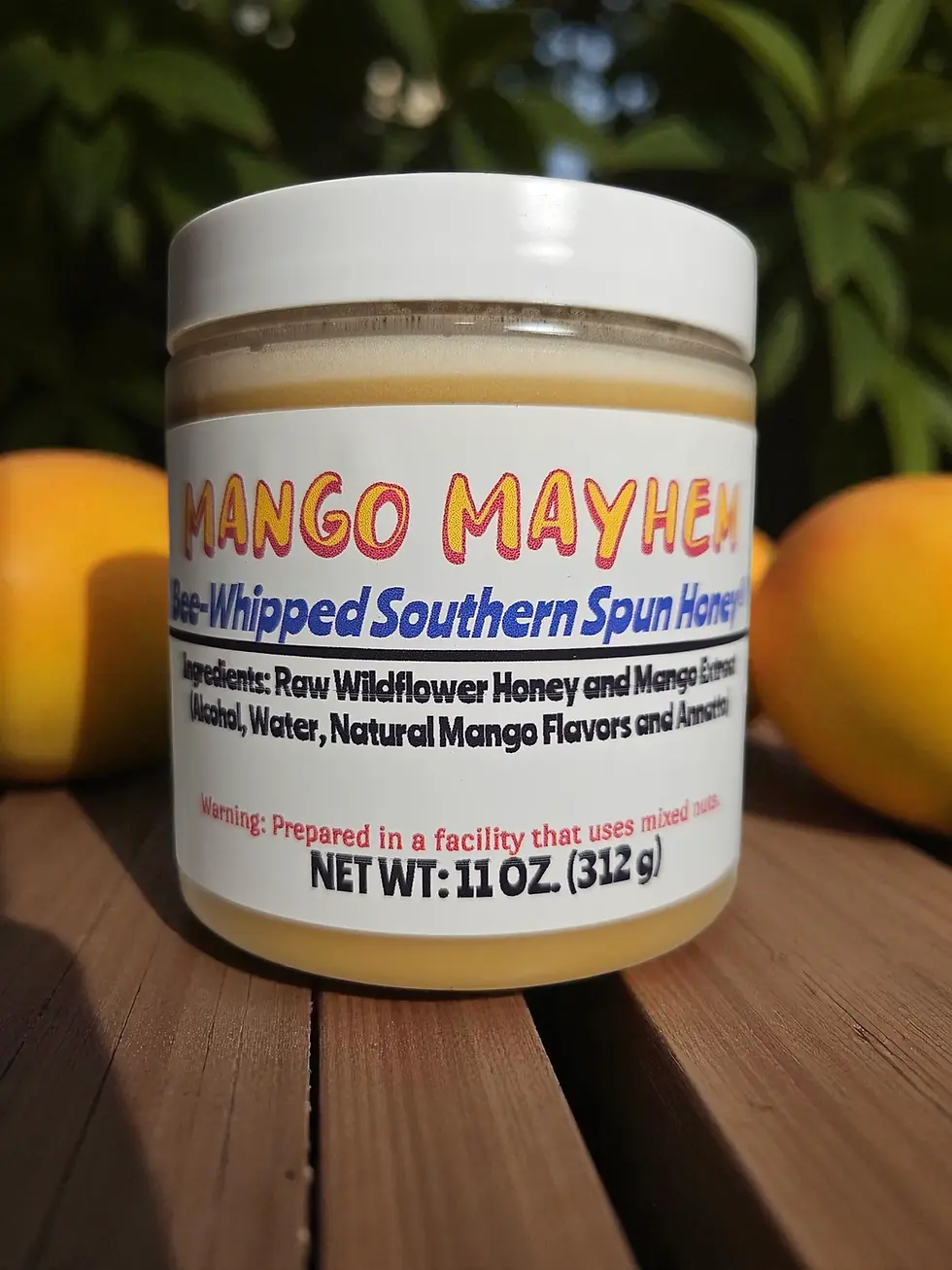 Thumbnail: 11 oz size of our Mango Mayhem Bee-Whipped Southern Spun
