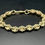 Thumbnail: 9ct Yellow Gold Stars & Bars Bracelet
