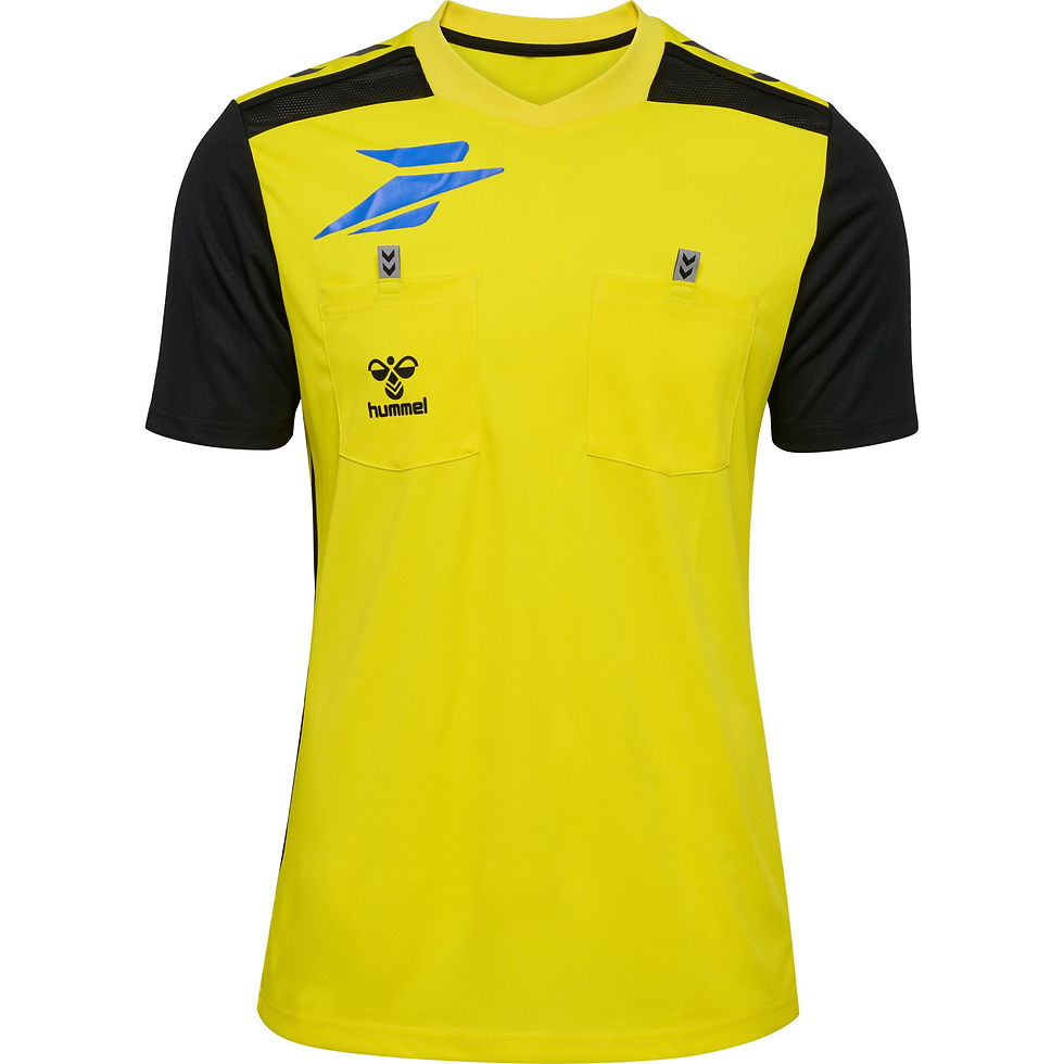 Maillot Arbitre Officiel FFHB Hummel Jaune chez Team H Sports