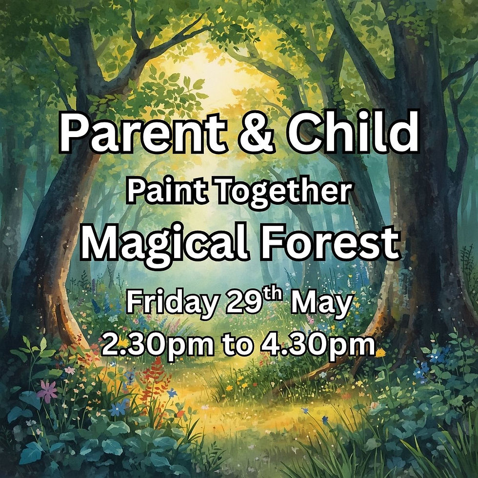 Parent & Child Paint Together, Magical Forest Workshop