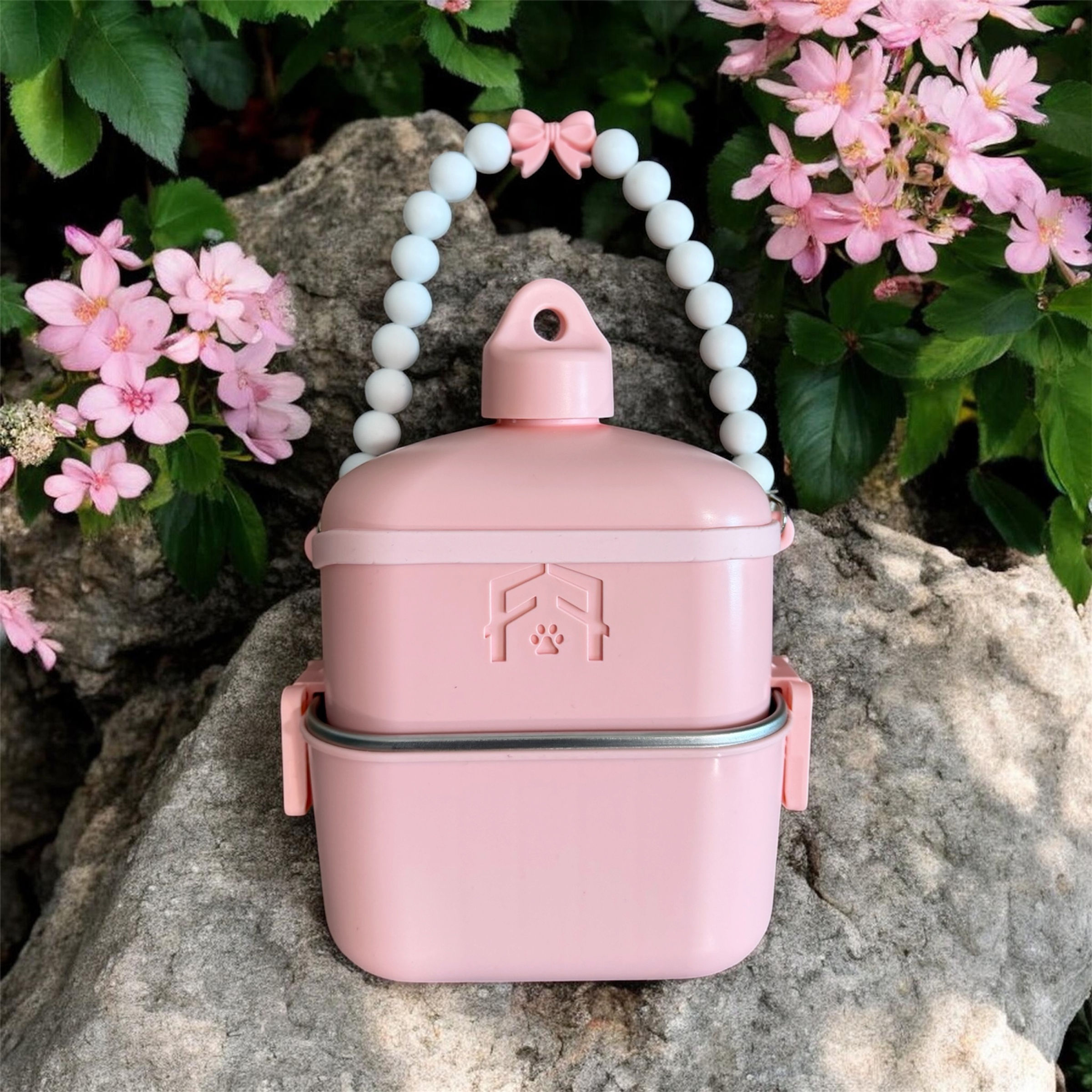 Pink Bow Flask 