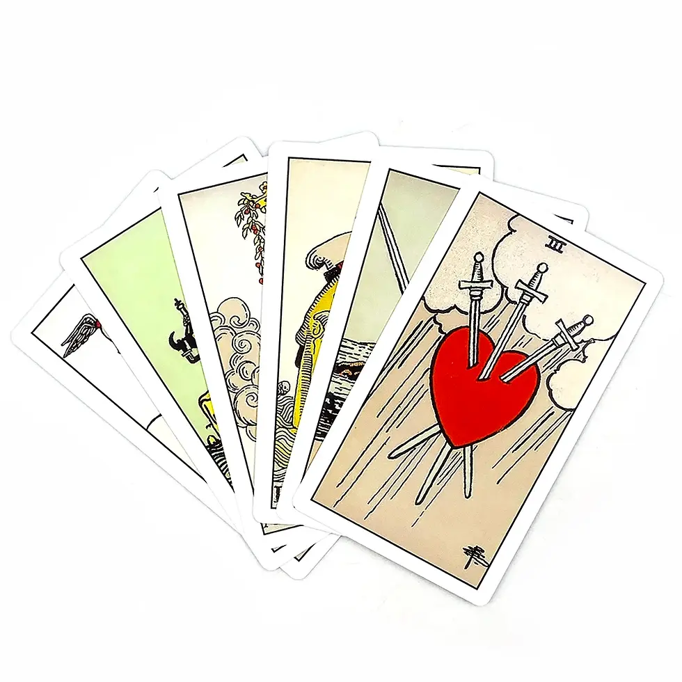 Thumbnail: Tarot Cards 78 Tarot Deck With Paper lnstruction Manual Classic Design For Begin