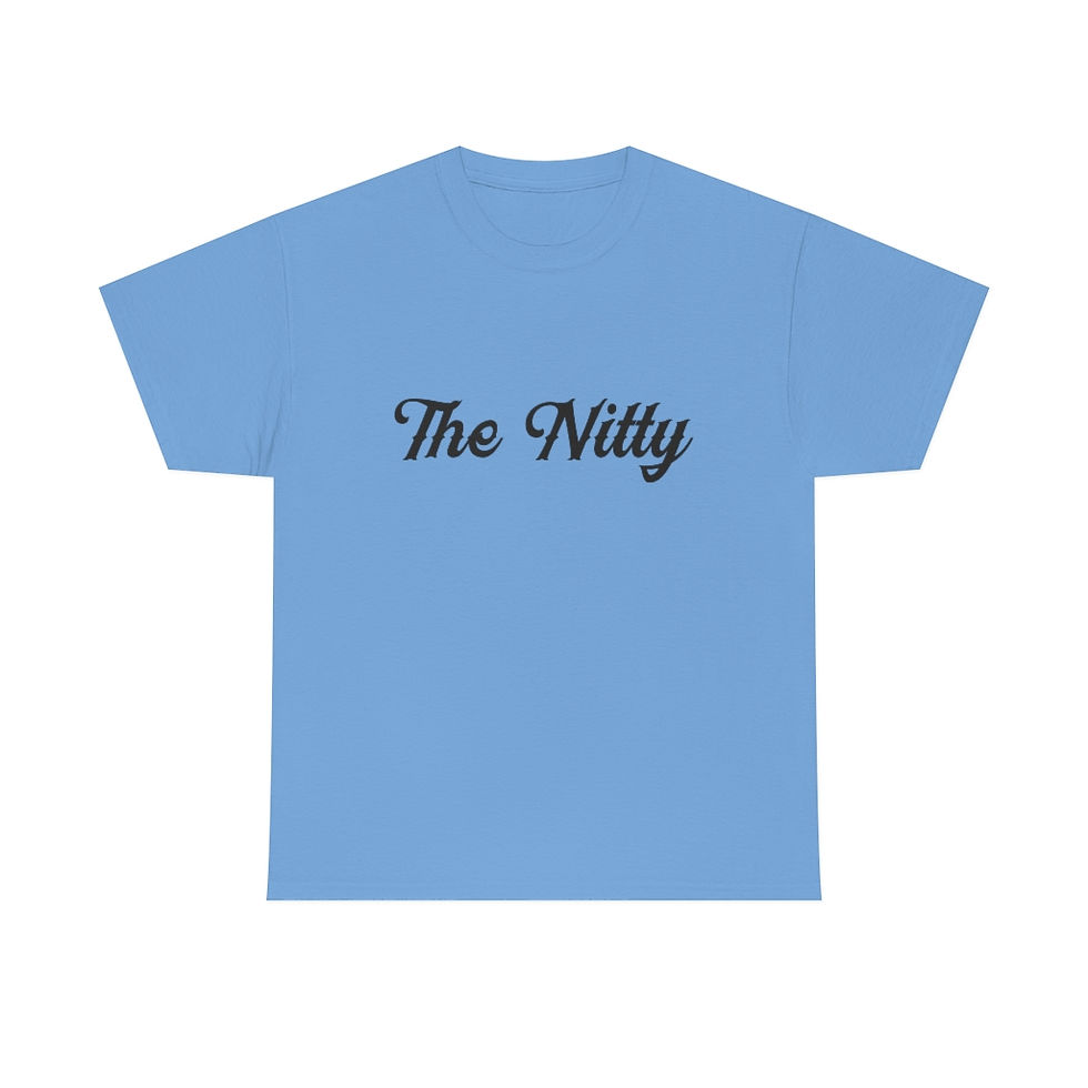 Thumbnail: The Nitty Cotton Tee (Black font)