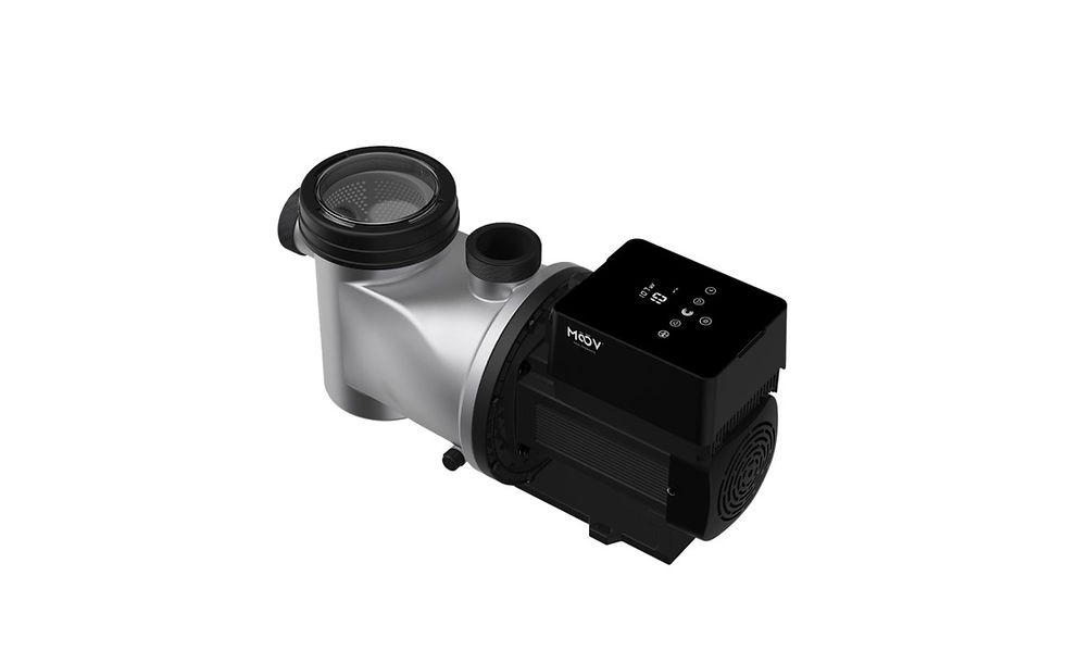 Pompe Moov AI Inverter 1.65 HP à vitesse variable pour piscine creusée.