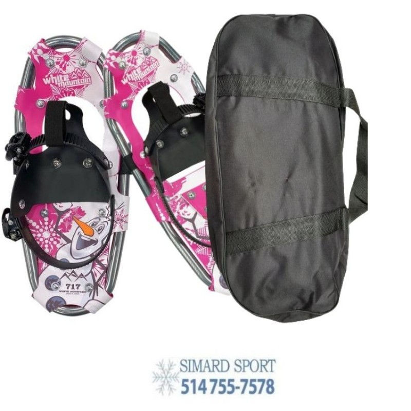 Raquette à Neigr Fillette 16 - 17 Pouces Idéal pour 3,4, 5, 6, 7 et 8, 9 ans