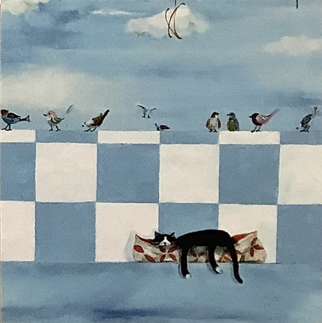 Reproduction sur cadre de bois - Détails