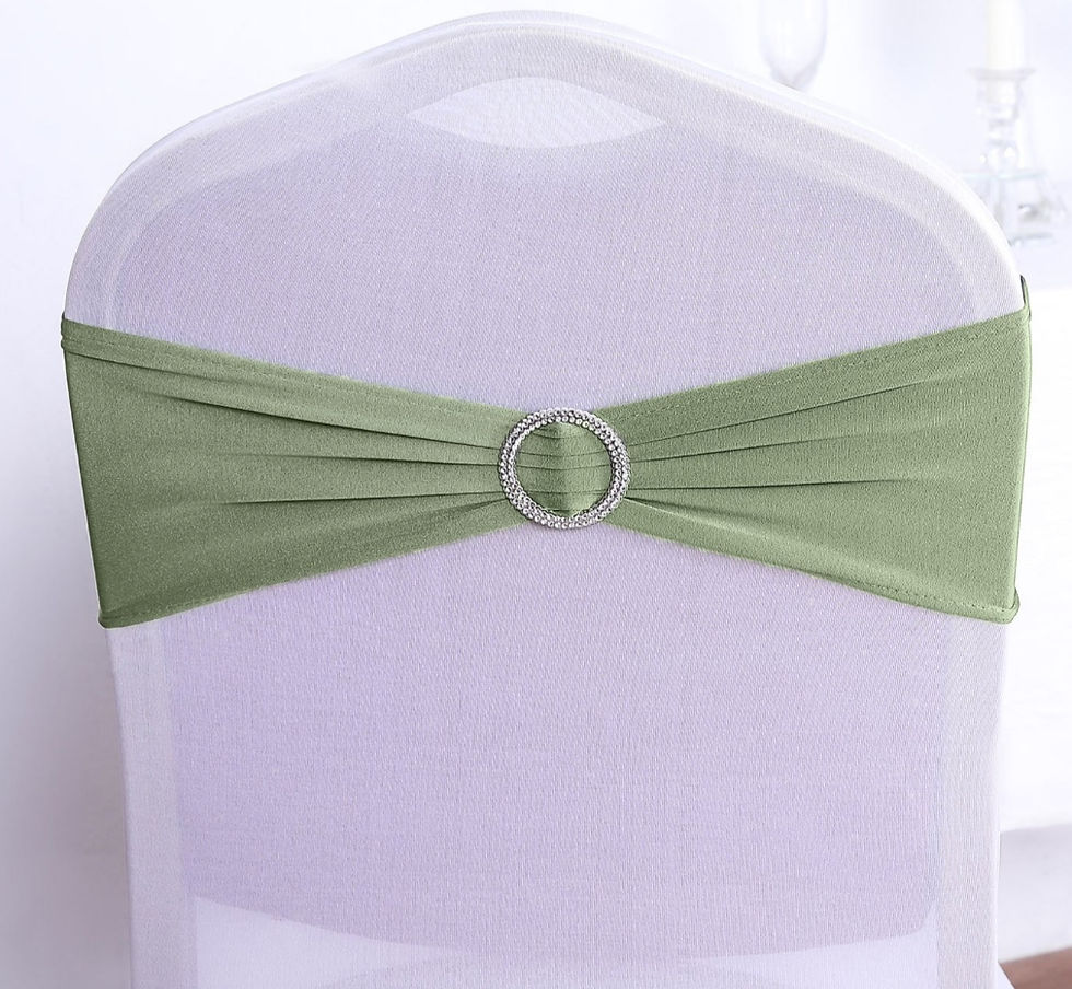 Miniature : Ceinture de chaise en spandex 6 pouces dusty sauge