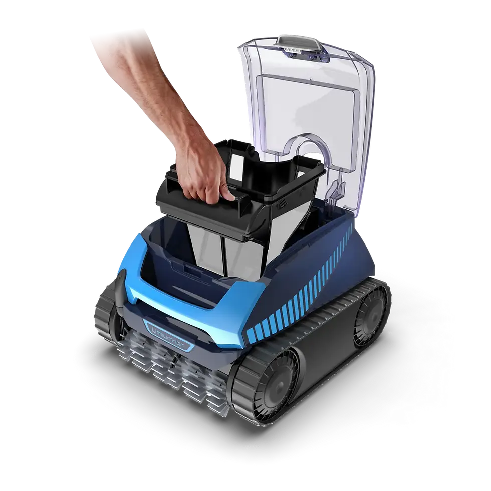 Miniature : Accès au panier filtrant du robot Polaris Freedom Plus pour nettoyage des débris