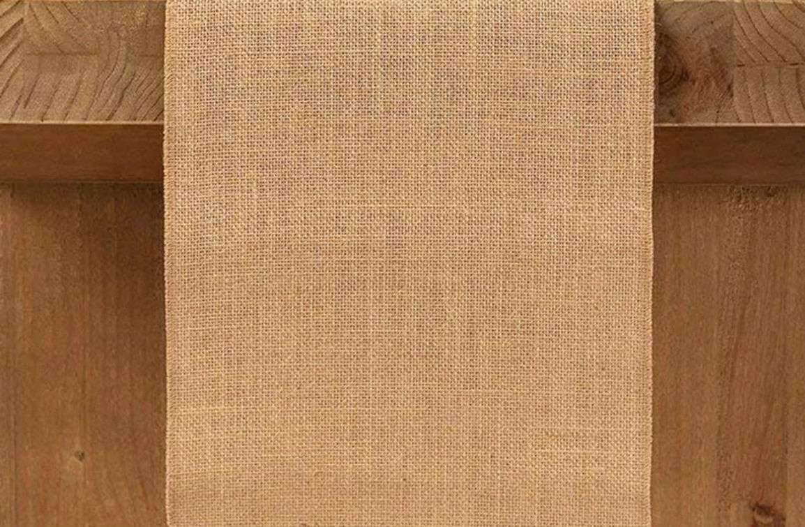 Chemin de table en véritable jute