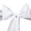Miniature : Boucle de chaise en polyester blanch