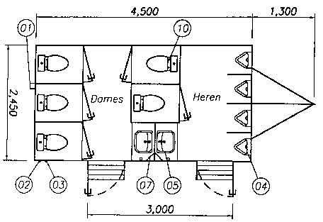 Technische fiche 414 luxe toiletwagen