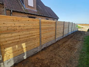 Houten omheining _ J-R Garden