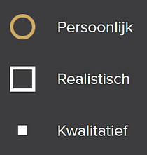 Persoonlijk - realistisch - kwalitatief
