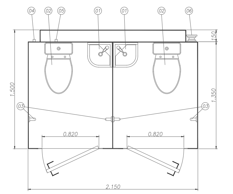 toilet-container-11-technisch fiche