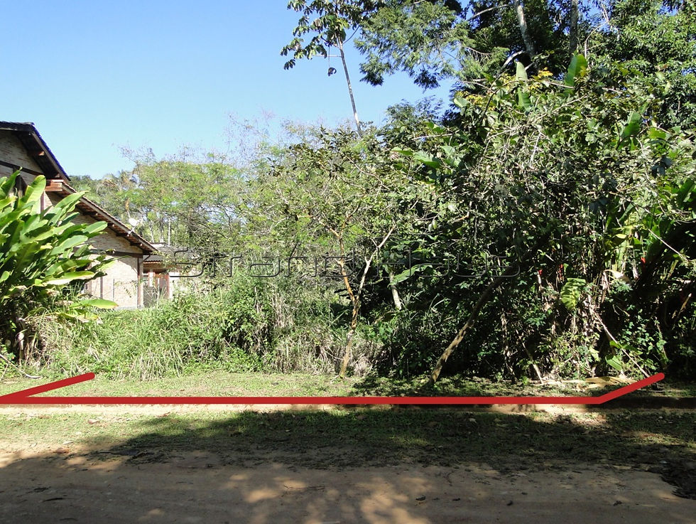Frente do terreno
