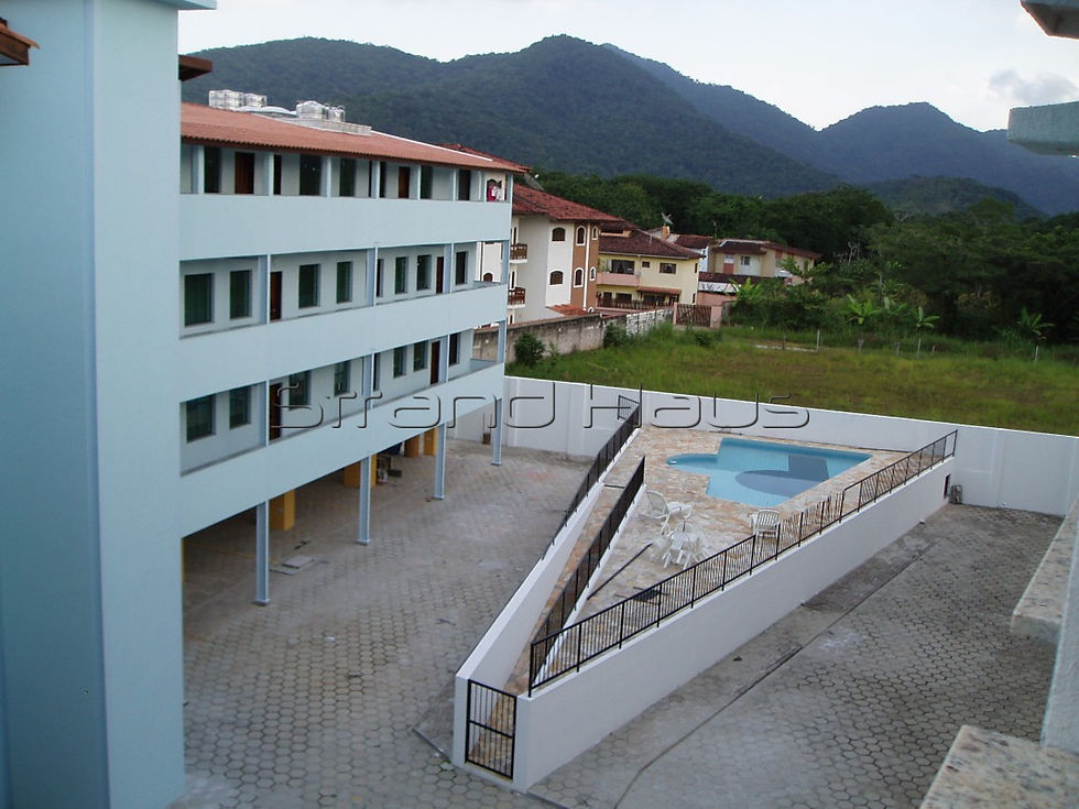 Piscina vista do alto