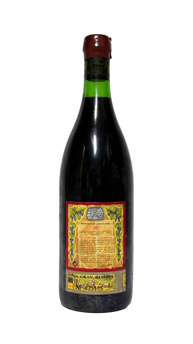 Lopez de Heredia Viña Bosconia Gran Reserva 1973