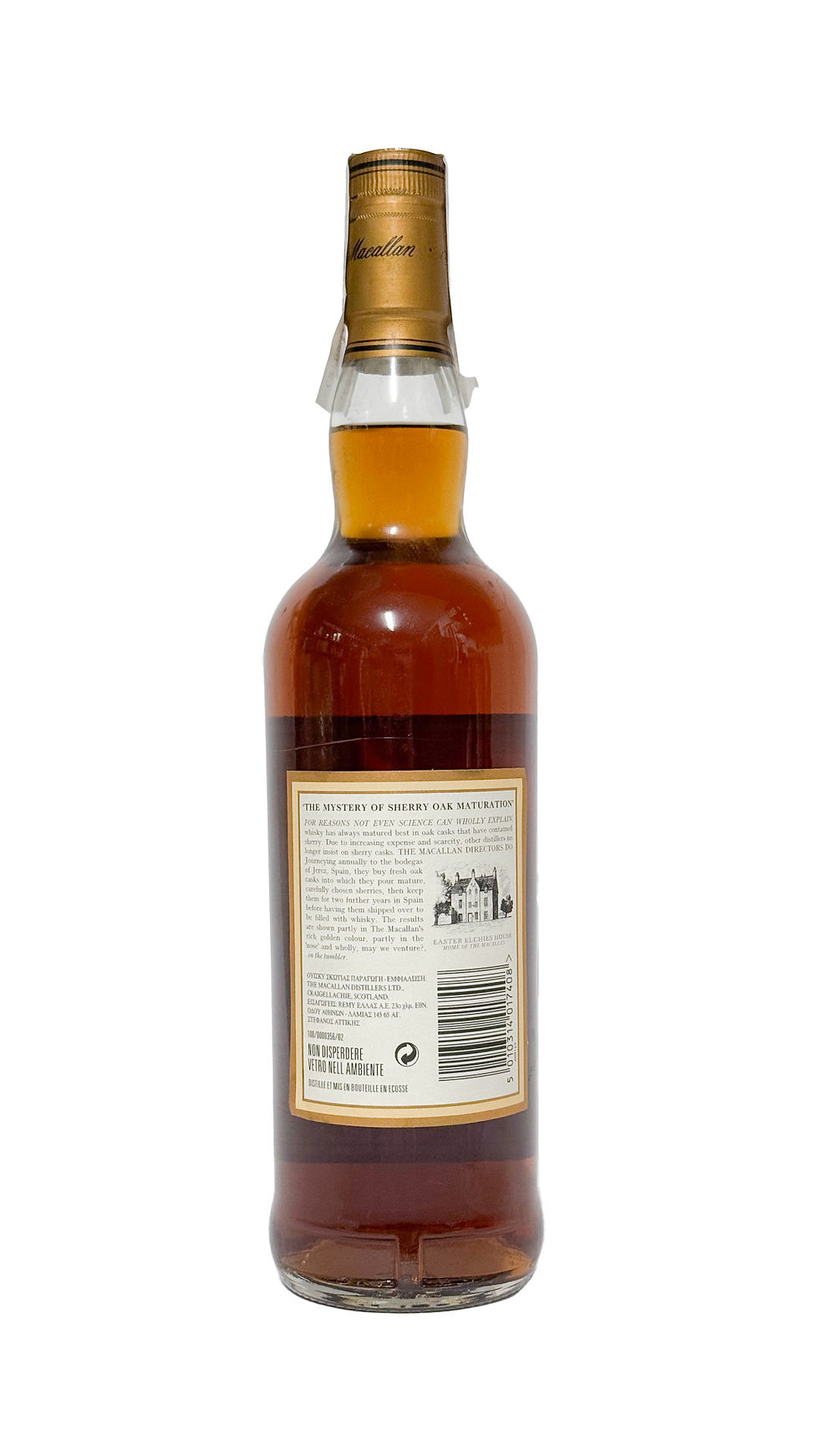 Macallan 12  años, (años 90's)