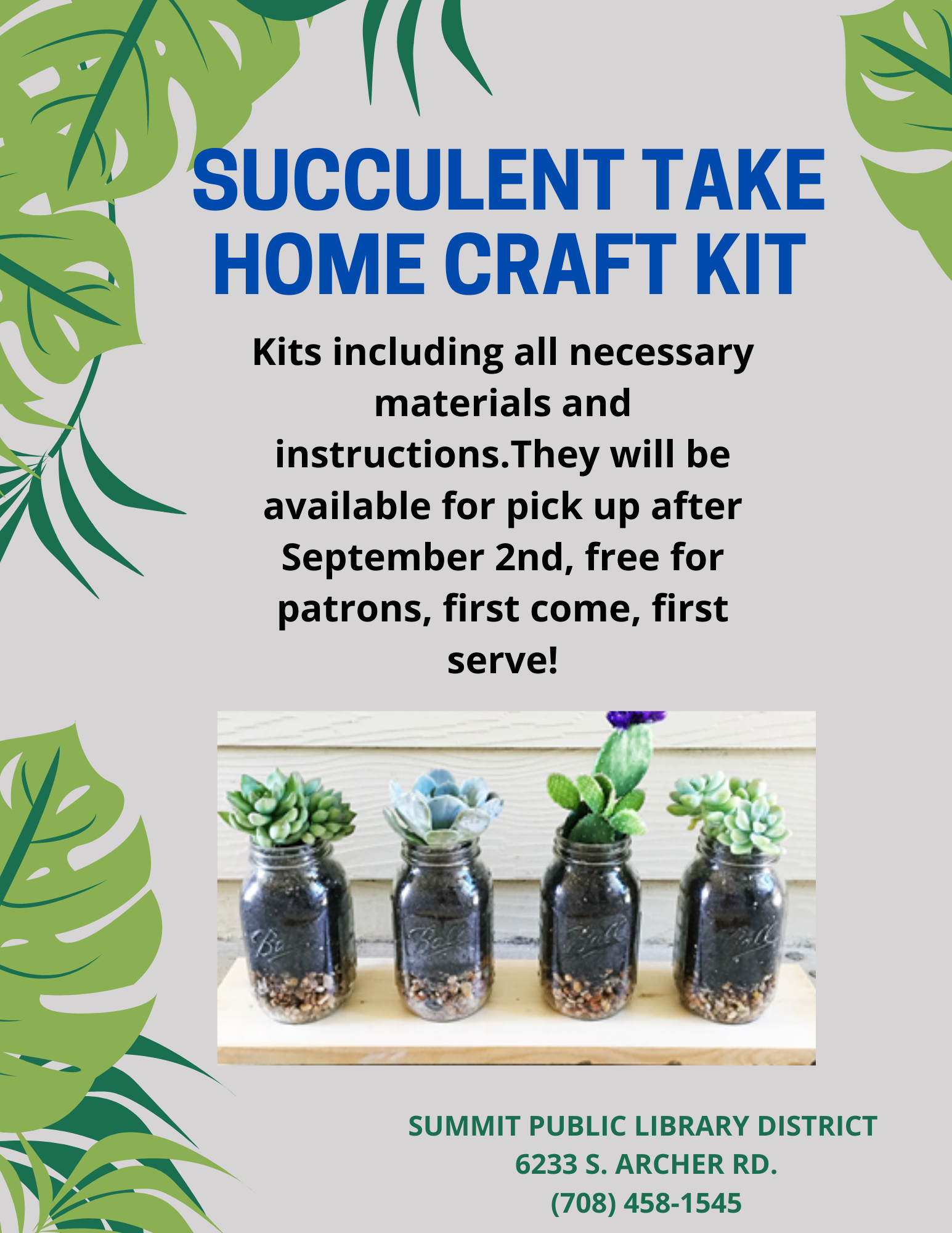 Succulent Take Home Craft