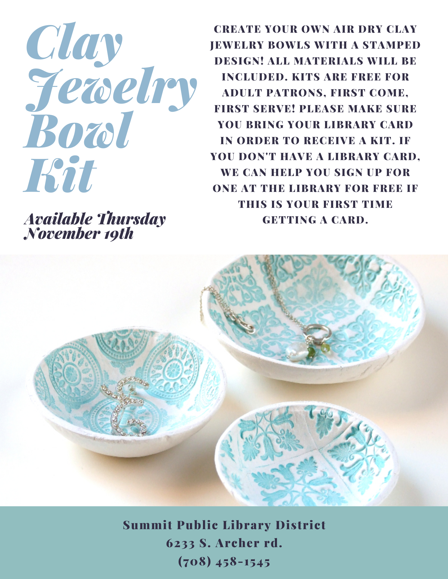 Clay Jewelry Bowl Kit
