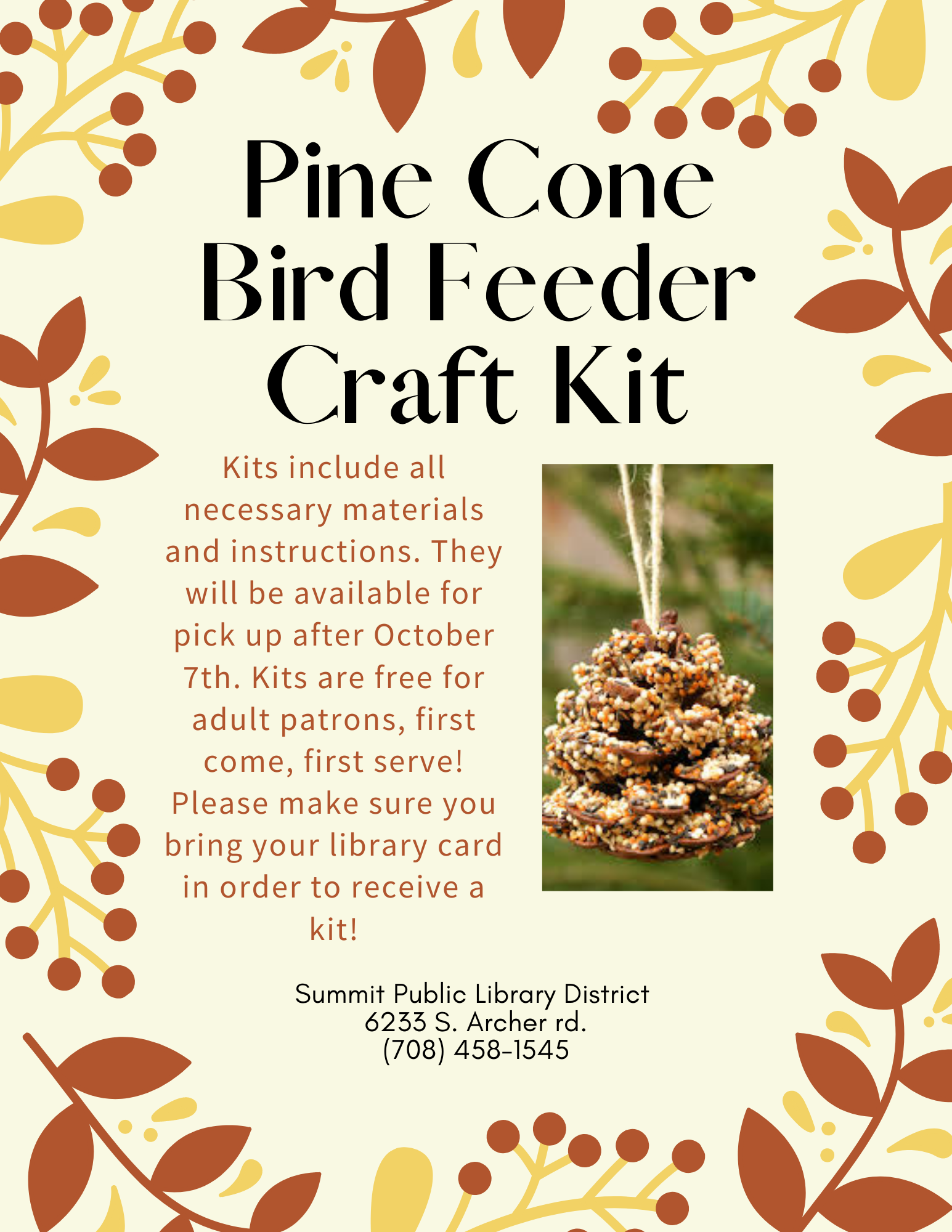 Pine Cone Bird Feeder