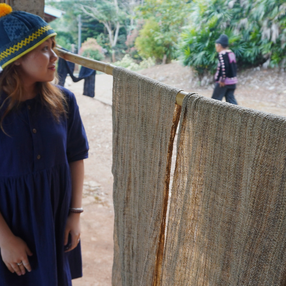 Thumbnail: Hand woven Hemp Fabric
