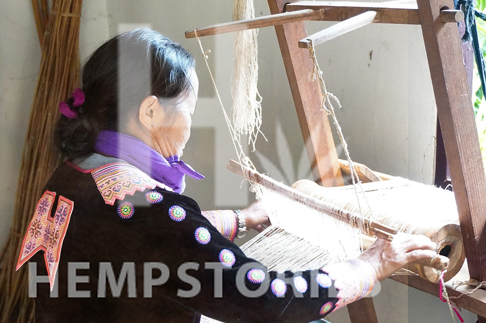 Thumbnail: Hand woven Hemp Fabric