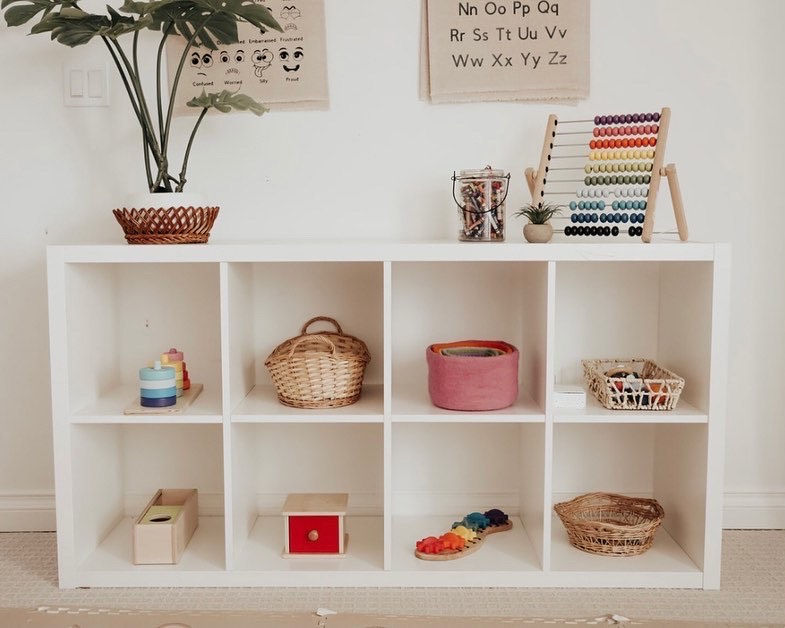 Juguetero modular de 8 espacios