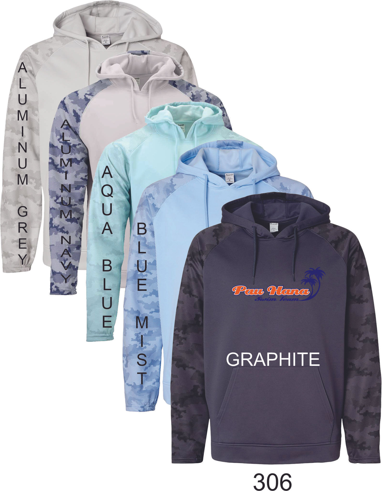306 Pau Hana Paragon - Tahoe Camo Fleece Hooded Sweatshirt -