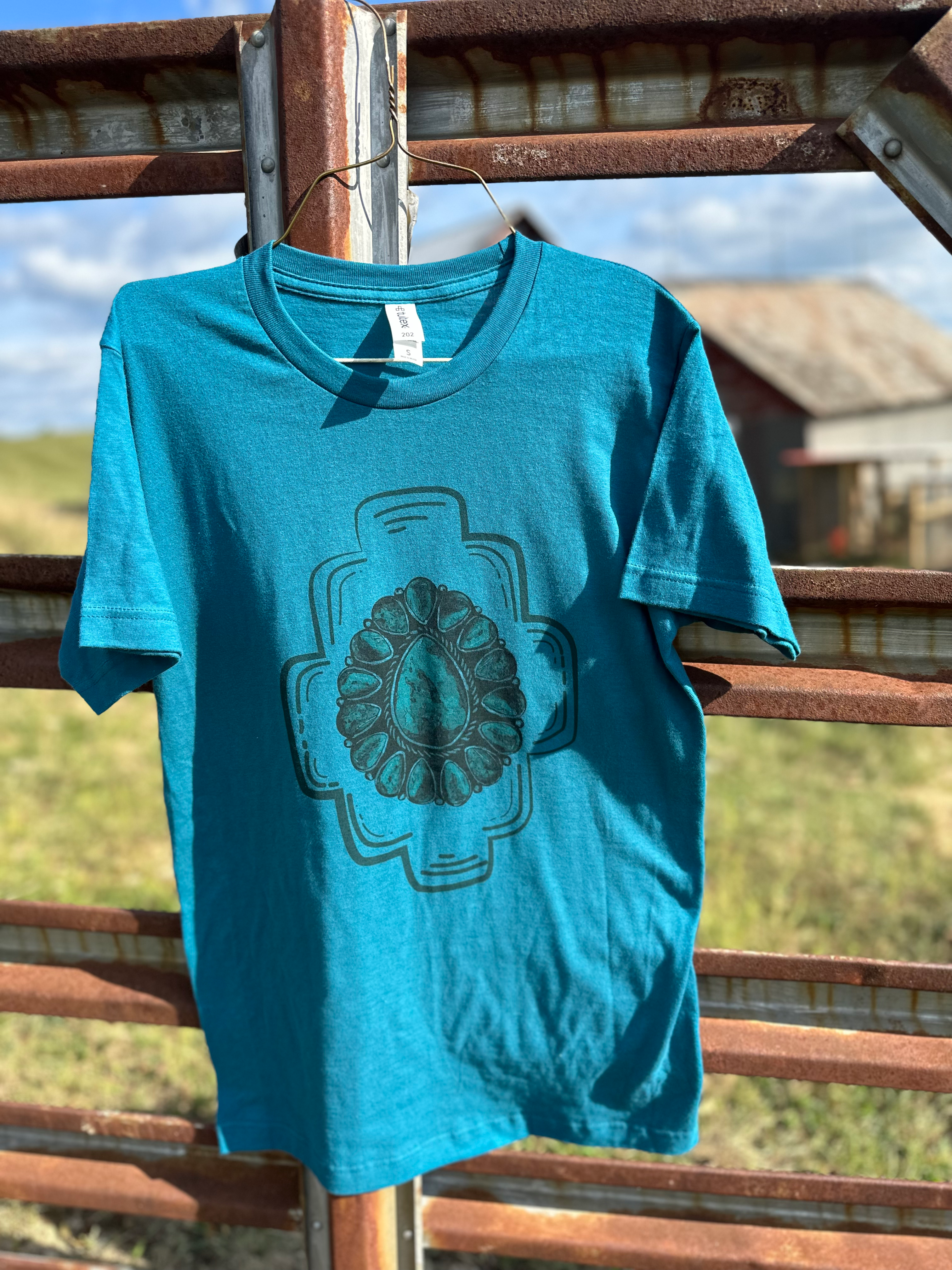 Turquoise Jewel Graphic Tee