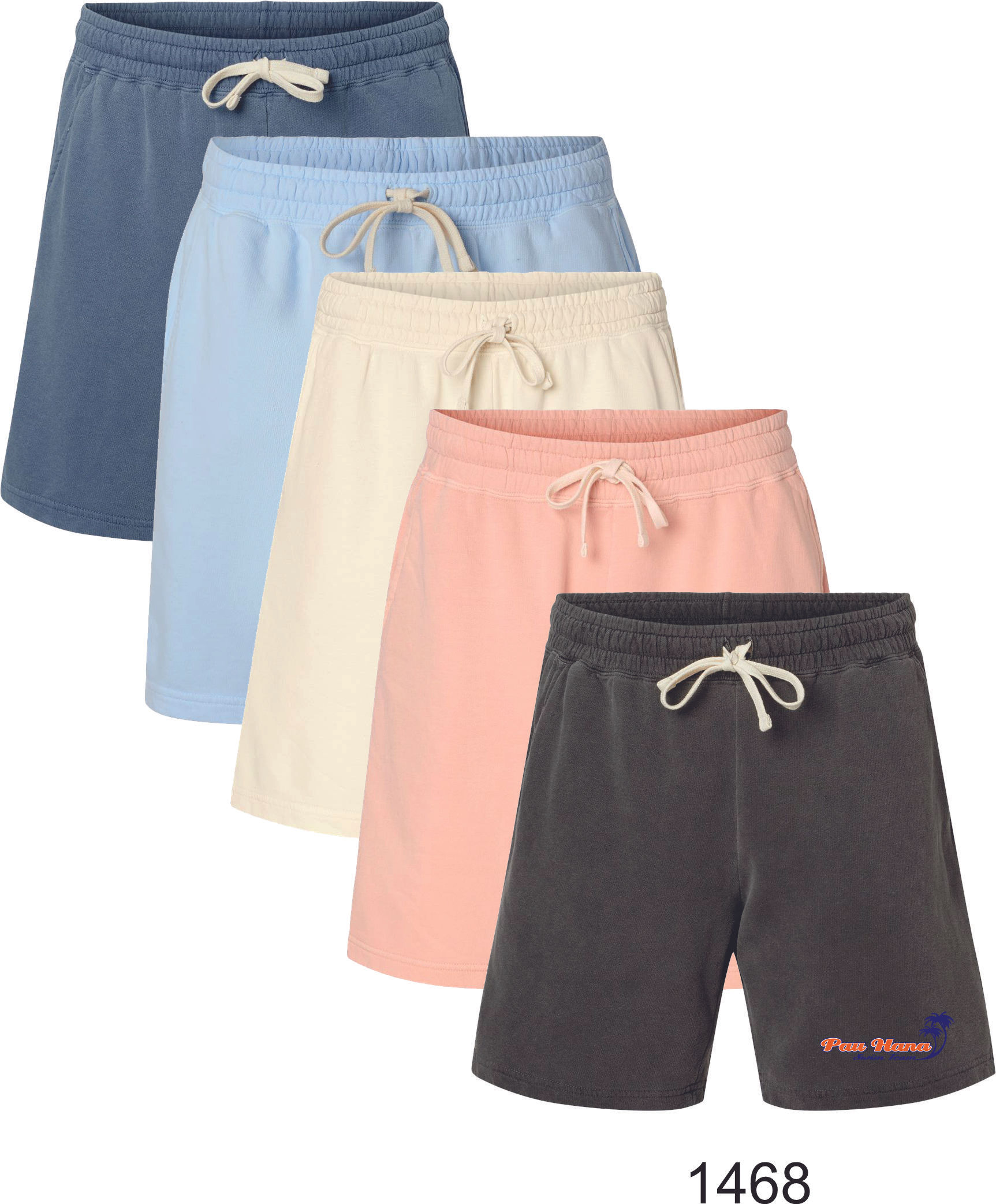 1468 Pau Hana Comfort Colors - Garment-Dyed Lightweight Fleece Sweat Shorts