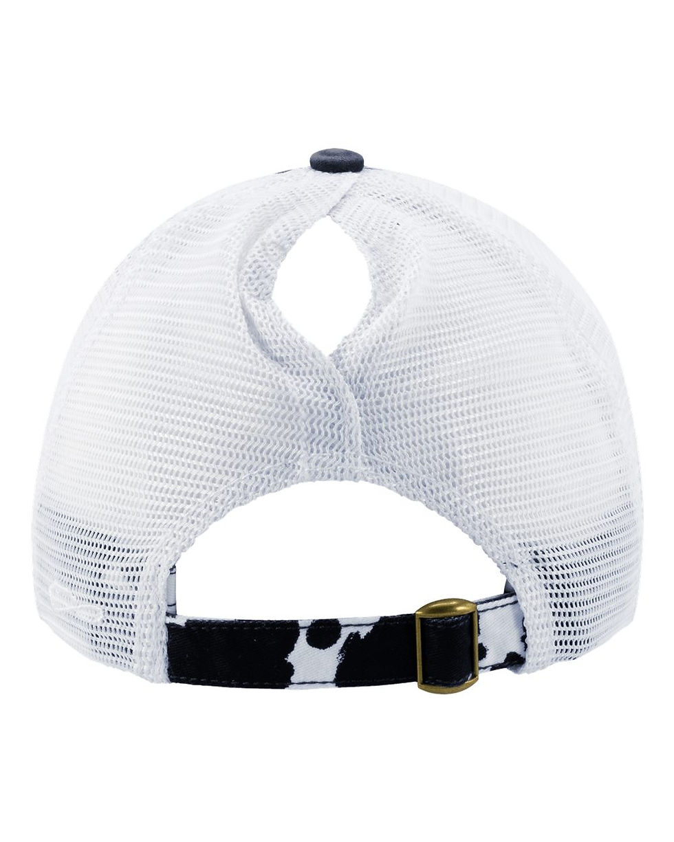 Thumbnail: Infinity Her - Women's Animal Print Ponytail Mesh Back Cap - JANET