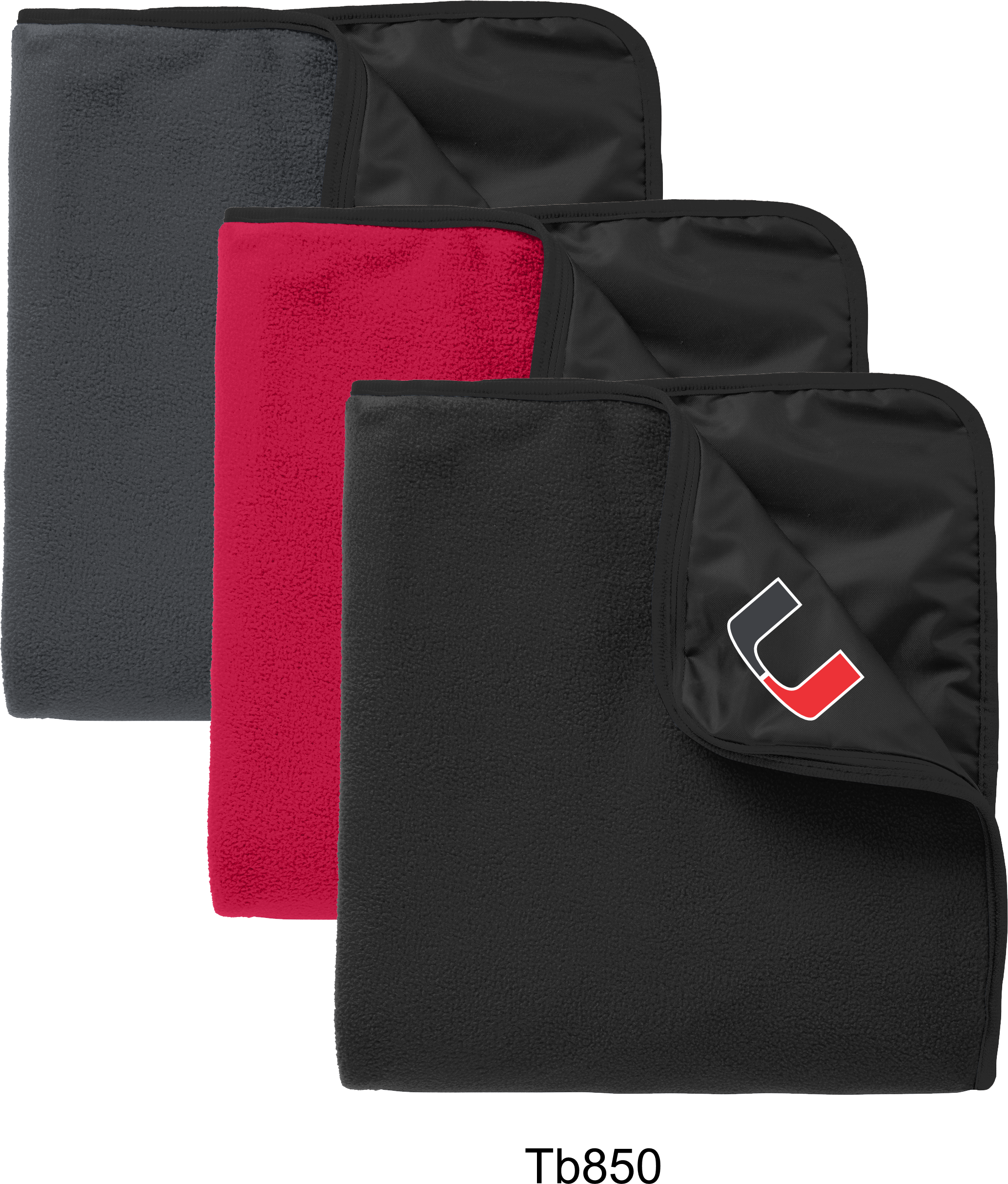 UTICA TB850 Port Authority® Fleece & Poly Travel Blanket
