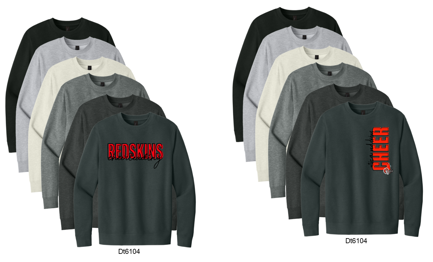 DT6104 U CHEER District® V.I.T.™ Fleece Crew