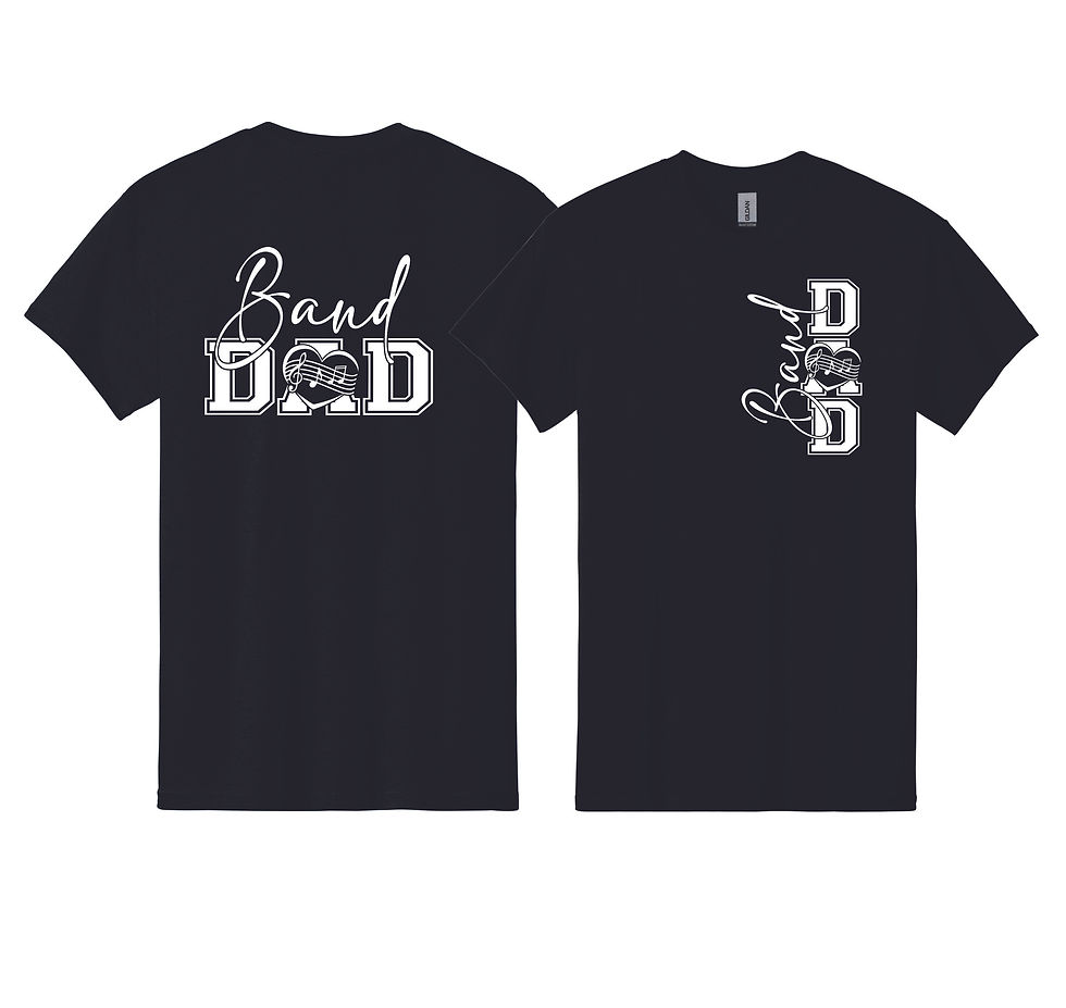 Newark Band Black Band Dad T-shirt