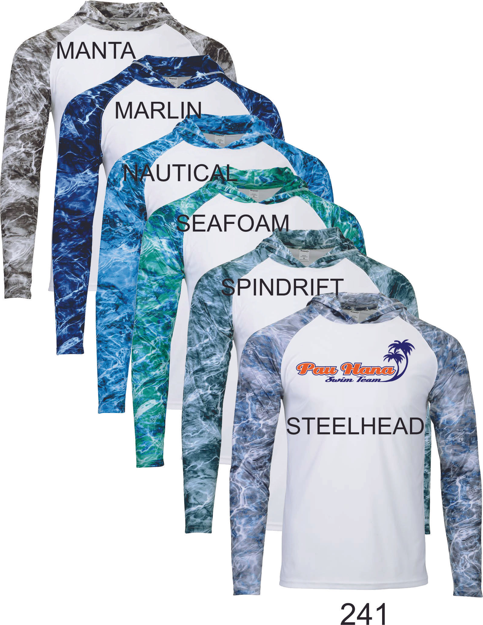 241 Pau Hana Paragon - Biloxi Performance Colorblocked Hoodie