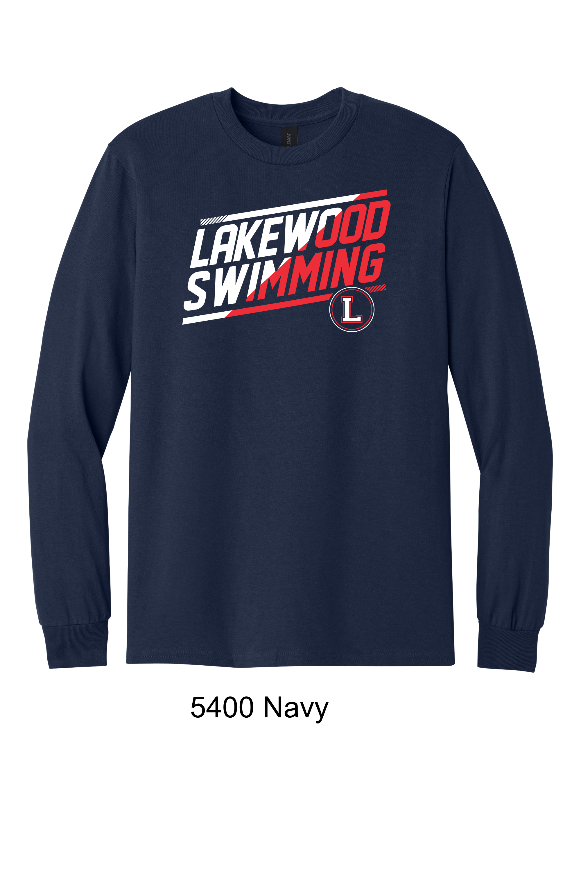 5400 Lakewood Swimming Long Sleeve T-shirt