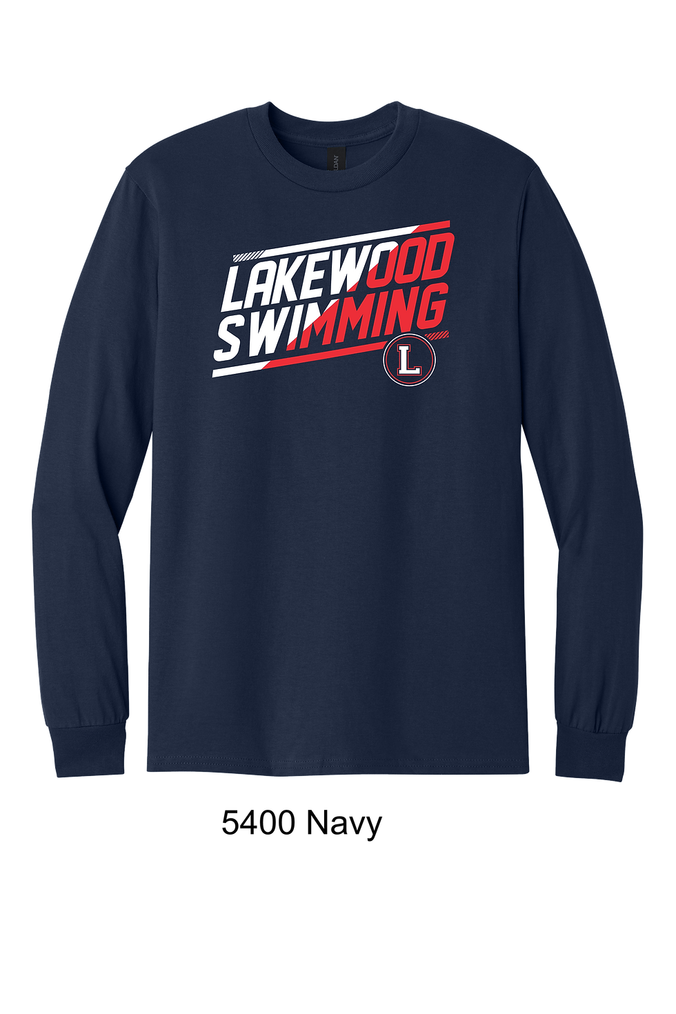 5400 Lakewood Swimming Long Sleeve T-shirt