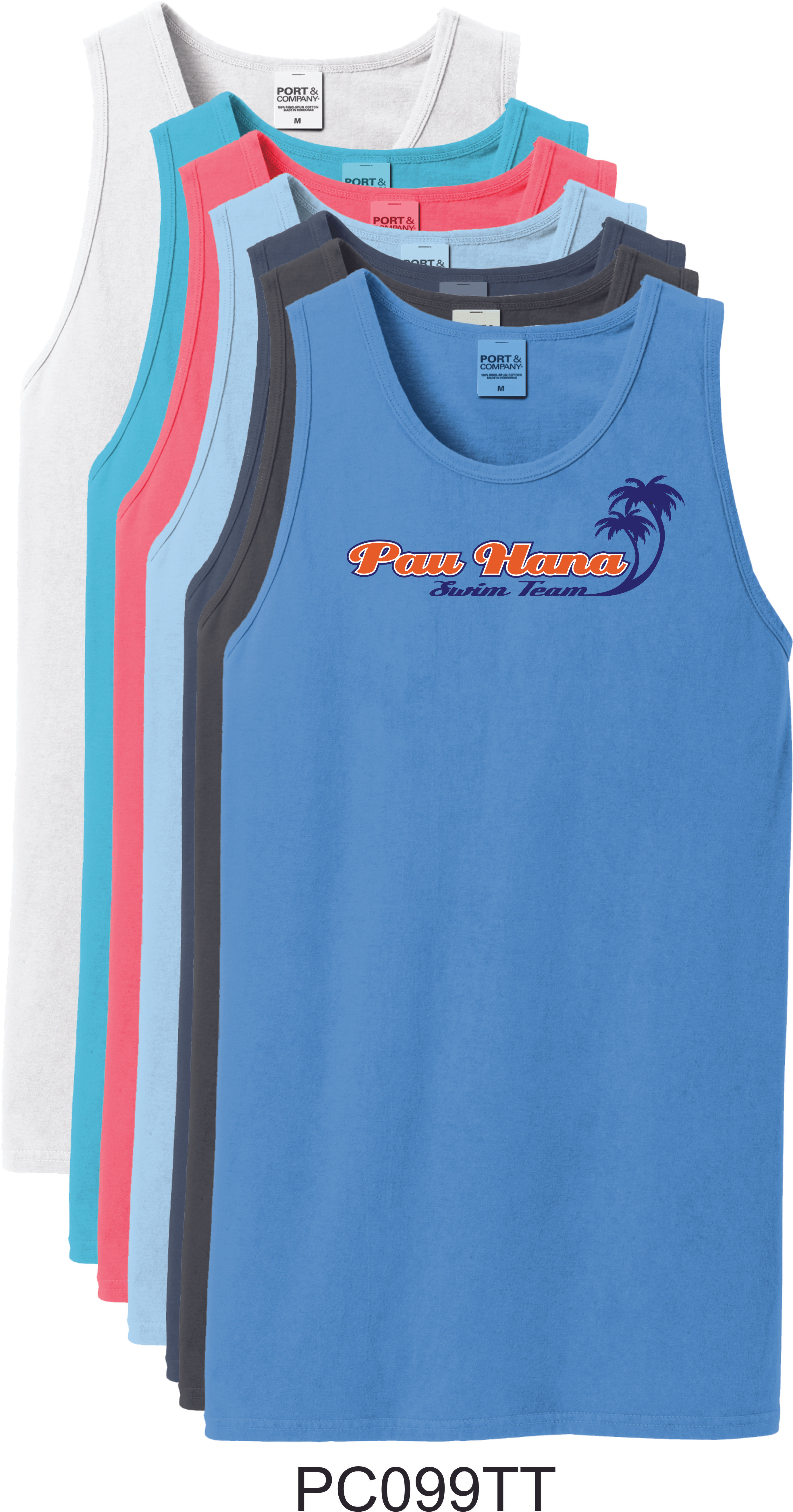 PC099TT - Pau Hana - Port & Company Beach Wash Garment-Dyed Tank Top