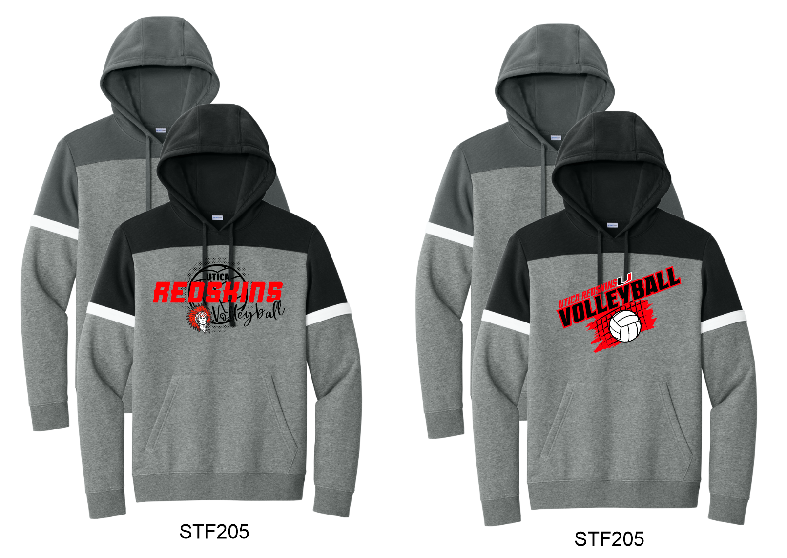 UVB STF205 Sport-Tek Drive Fleece Colorblock Hoodie