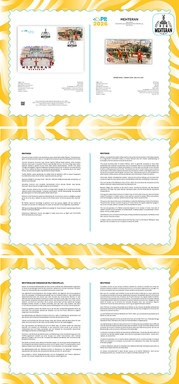 Mehteran Konulu Anma Pulu Tanıtım Kağıdı