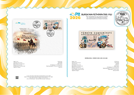 Bursa’nın Fethinin 700.Yılı Konulu Pul Tanıtım Kâğıdı - 1