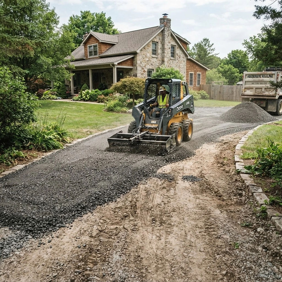 Gravel Driveway restoration picture