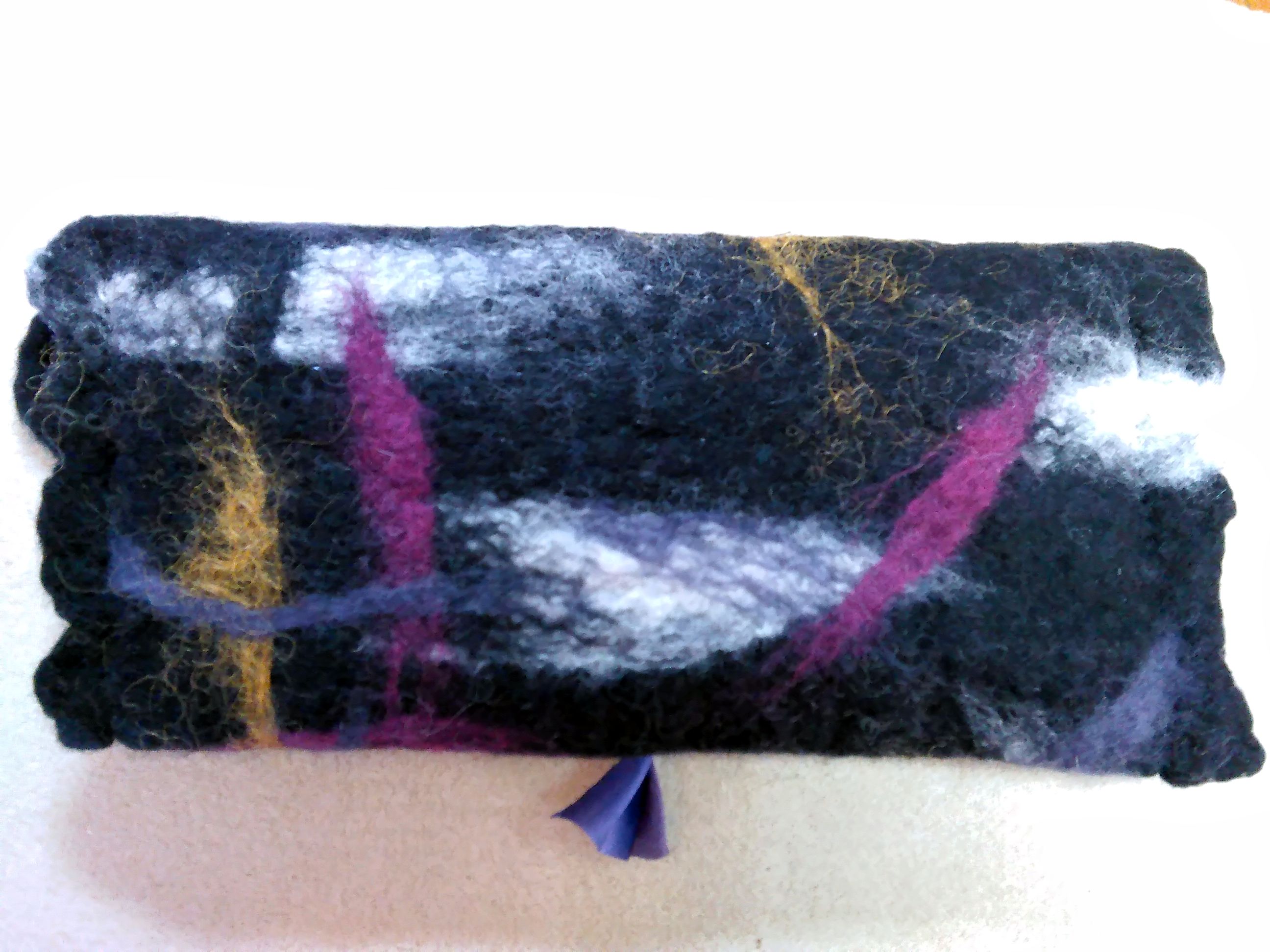 Gracie Felted Clutch - Back