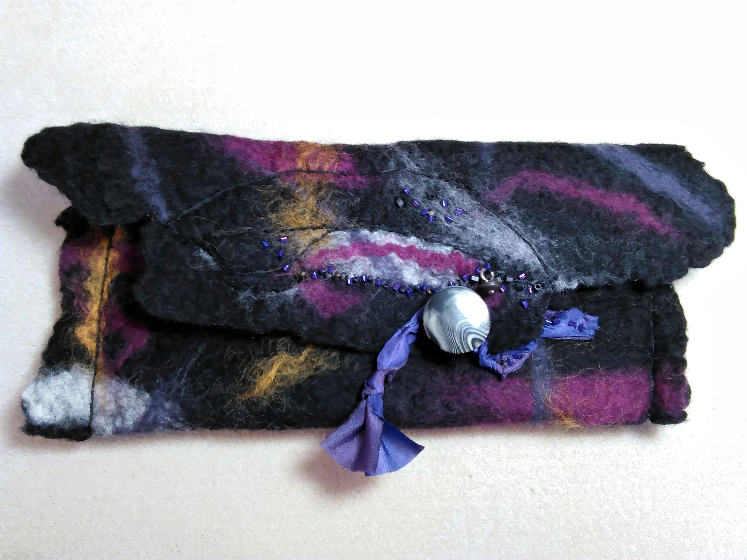Gracie Felted Clutch-front