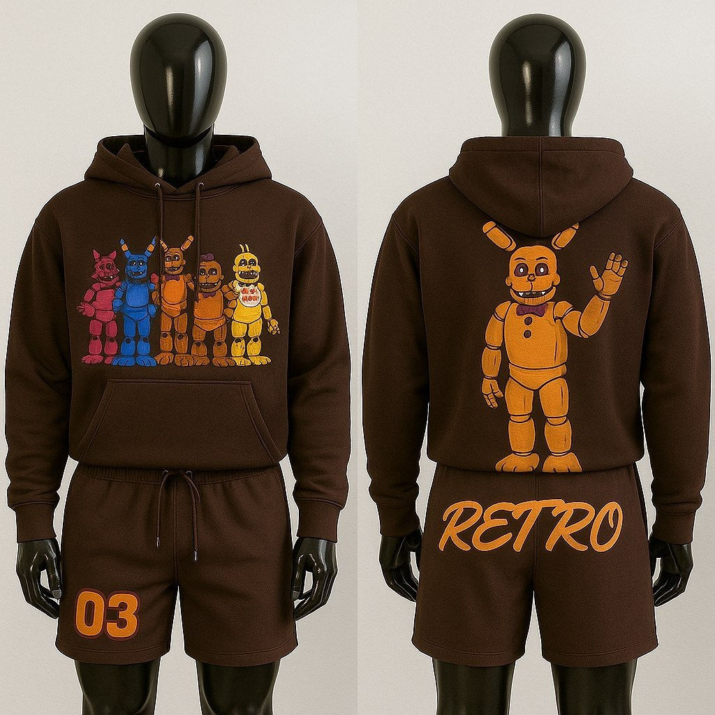 RETRO TRACK HOODIE&SHORTS